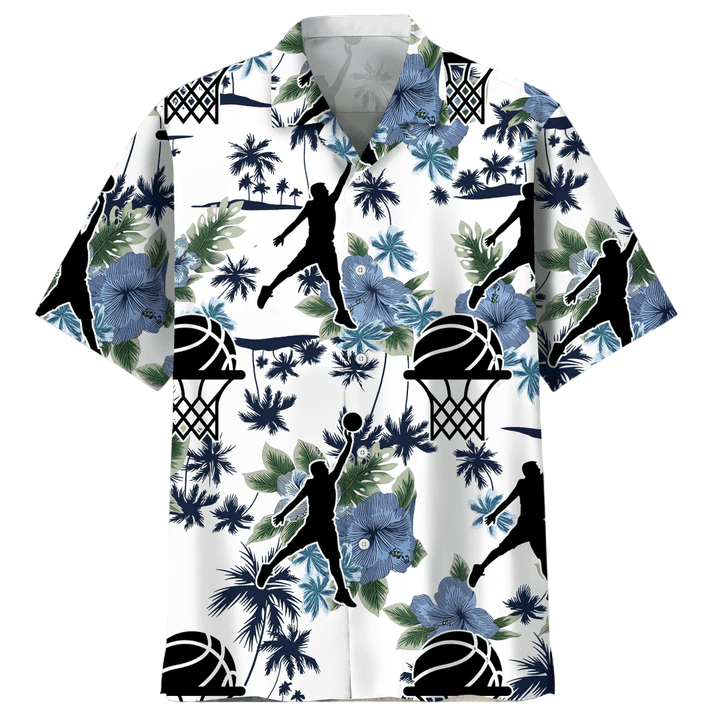 Basketball Hawaiian Nature Hawaiian Shirt, Summer Gift For Women, Men HO3699