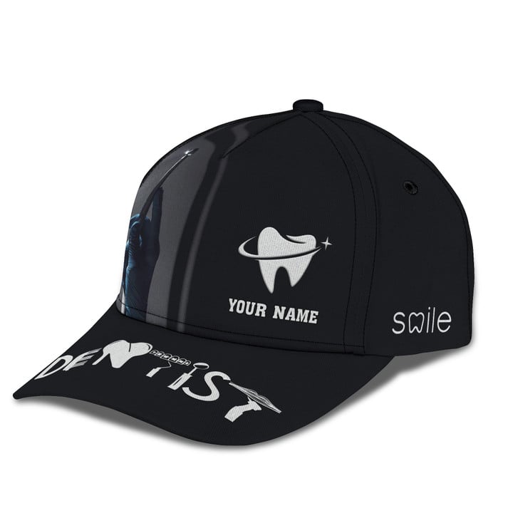 Dental Classic Cap Dentist Personalized Name 3D Baseball Cap CA0223