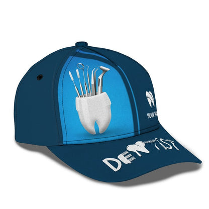 Dental Tools Cap Custom Dentist Baseball Cap Tooth 3D Classic Cap CA0224