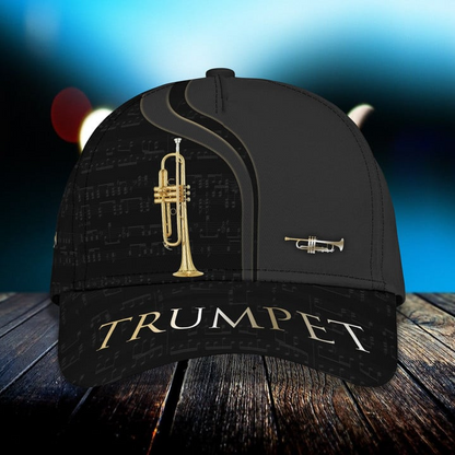 Trumpet Classic Cap Trumpet 3D Baseball Cap CA0234