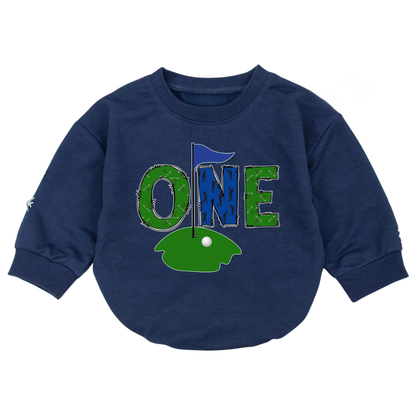 Custom Golf First Birthday Matching Family Sweatshirt, Custom 1st Birthday Golf Shirts For Family ET1568