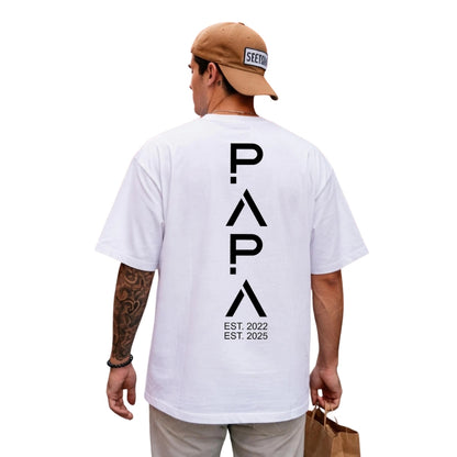 Custom Matching Papa And Mini T Shirts, Custom Father's Day Matching Family Shirts ET0526