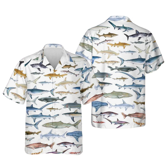 Shark Hawaiian Shirt For Men And Women, Shark Lover Hawaiian Shirts HE0438