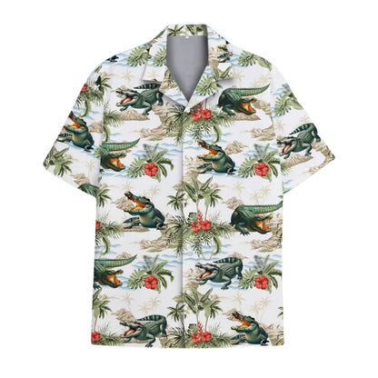 Alligator Tropical Hawaiian Shirt For Men Women, Alligator Hawaiian Shirts HE0027