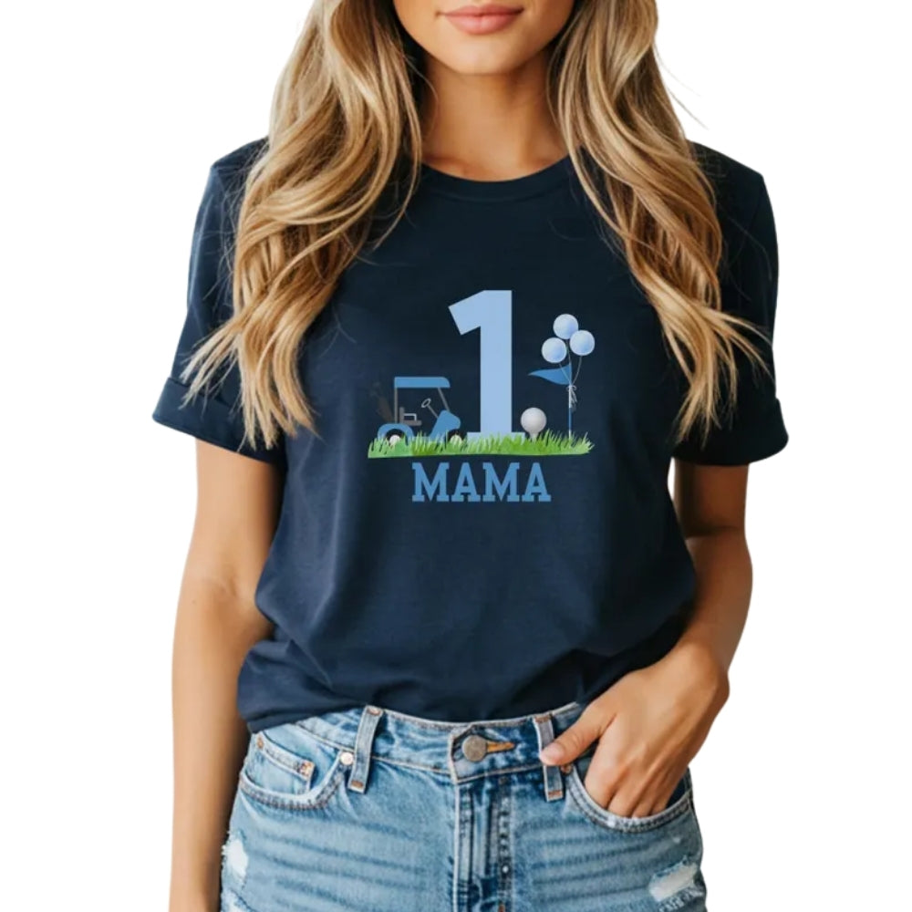 Custom Golf Matching First Birthday Family T Shirts, Custom 1st Birthday Family Shirts ET0241