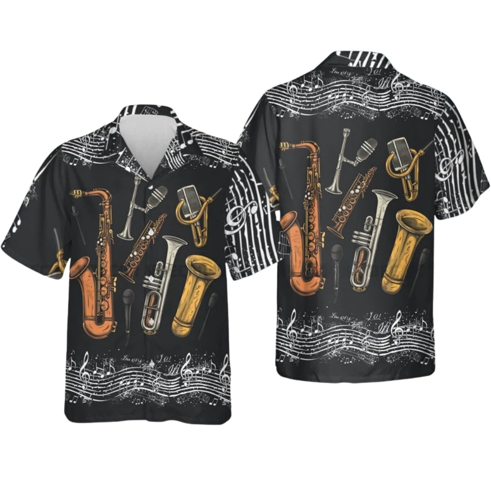 Trumpets Hawaiian Shirt For Men Women, Trumpet Player Hawaiian Shirts HE0516