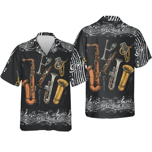 Trumpets Hawaiian Shirt For Men Women, Trumpet Player Hawaiian Shirts HE0516