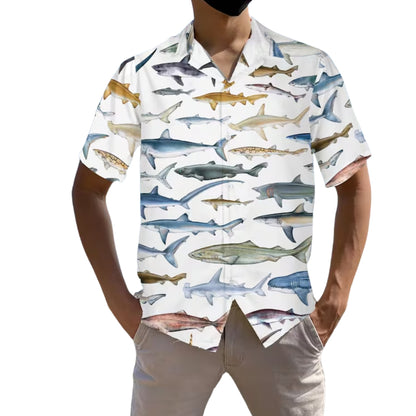 Shark Hawaiian Shirt For Men And Women, Shark Lover Hawaiian Shirts HE0438