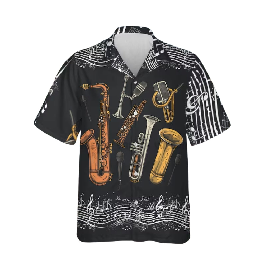Trumpets Hawaiian Shirt For Men Women, Trumpet Player Hawaiian Shirts HE0516