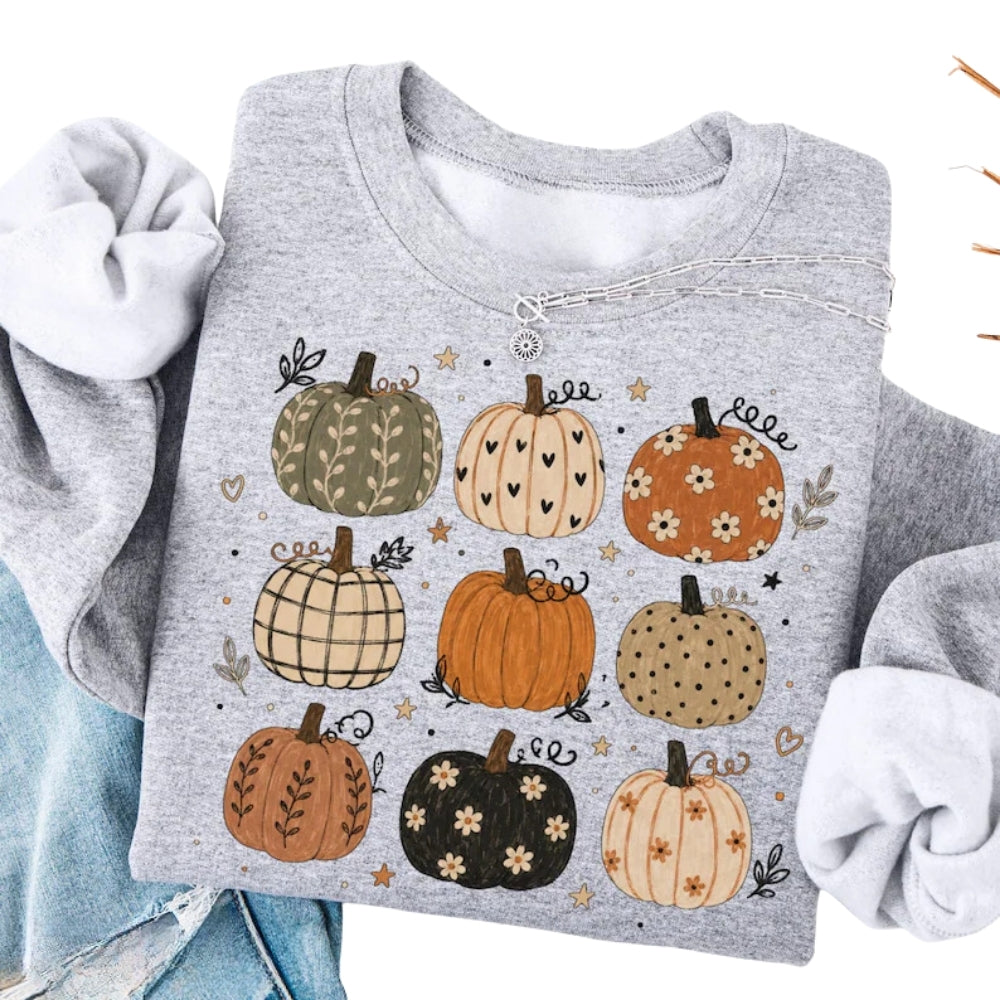 Pumpkin Thanksgiving Sweatshirt For Women, Thanksgiving Sweatshirt 2D0991