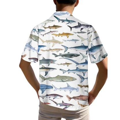 Shark Hawaiian Shirt For Men And Women, Shark Lover Hawaiian Shirts HE0438