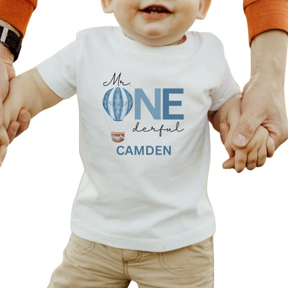 Mr Onederful Custom First Birthday Boy Matching Family T Shirts, Custom 1st Birthday Shirts For Family ET0242