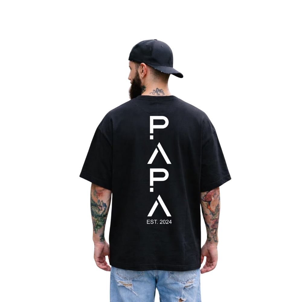 Custom Matching Papa And Mini T Shirts, Custom Father's Day Matching Family Shirts ET0526