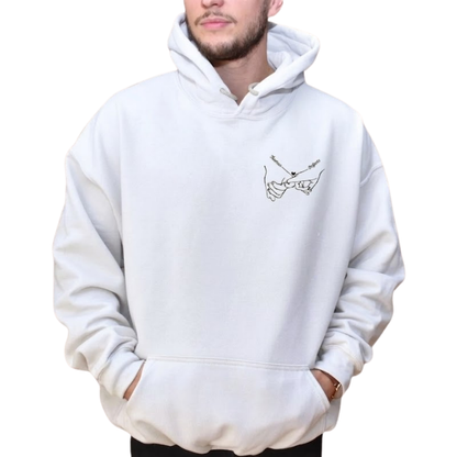 Custom Couple Name Matching Hoodie, Custom His And Her Hoodies Matching ET1362