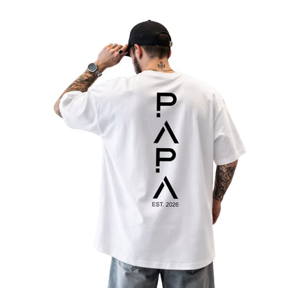 Custom Matching Papa And Mini T Shirts, Custom Father's Day Matching Family Shirts ET0526