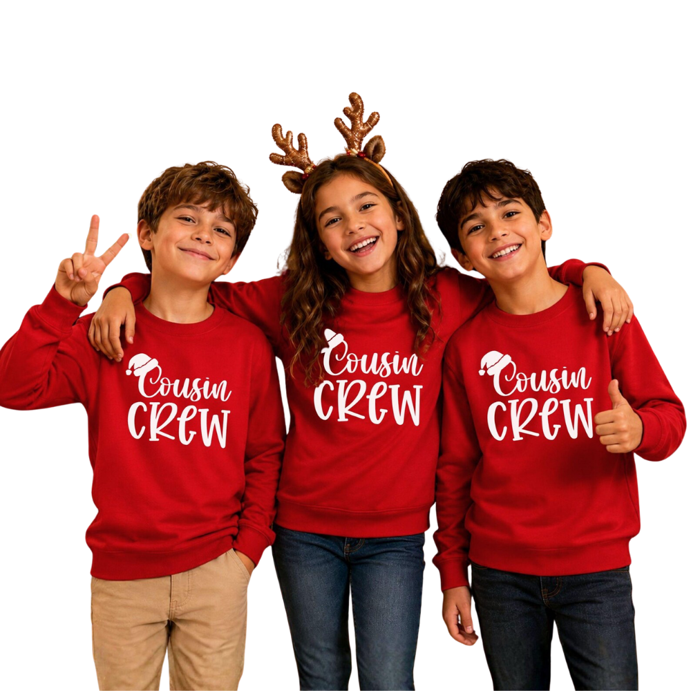 Matching Cousin Crew Sweatshirt, Christmas Cousin Family Sweatshirts ET1501