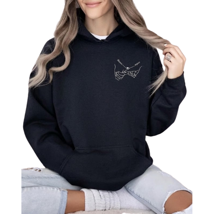 Custom Couple Name Matching Hoodie, Custom His And Her Hoodies Matching ET1362