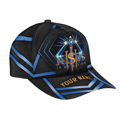 Jesus Is My Savior Custom Jesus 3D Baseball Cap, Custom Chiristian Caps Hats CP0090