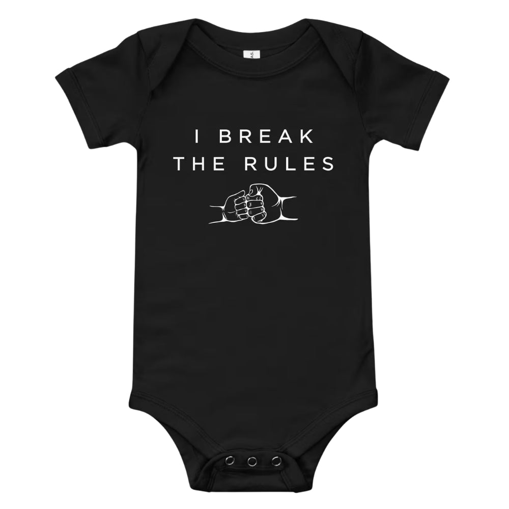 I Make The Rules I Break The Rules Matching Dad And Son T Shirts, Funny Father's Day Matching Shirts For Dad Baby ET0527
