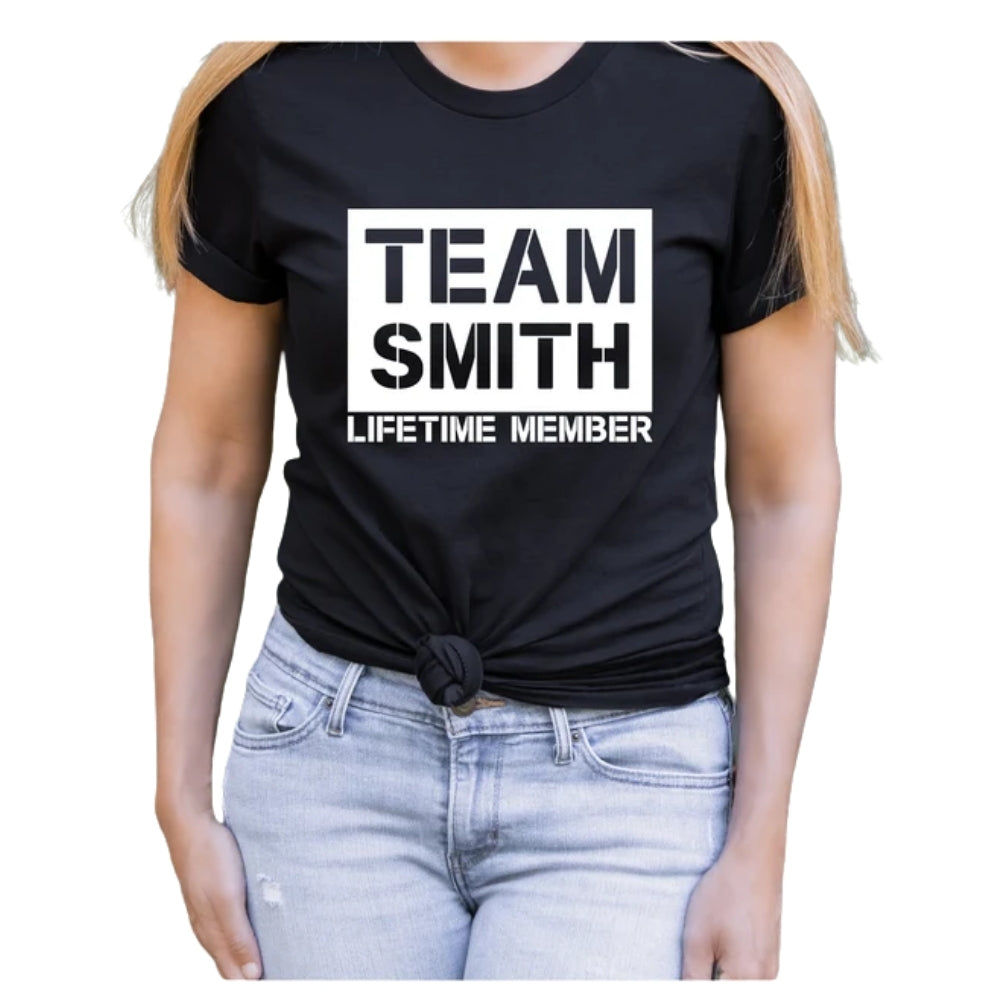 Custom Family Name Matching Tee Shirts, Custom Family Shirts ET0085