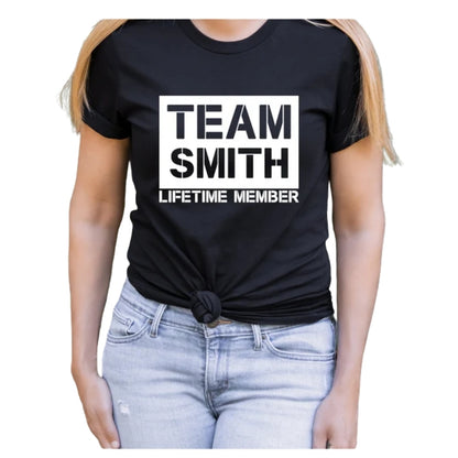 Custom Family Name Matching Tee Shirts, Custom Family Shirts ET0085