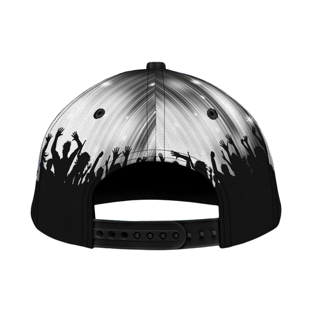 Custom Name DJ Baseball Cap 3D Printed, Personalized DJ Player Cap Hat CP0556