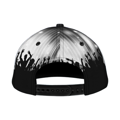 Custom Name DJ Baseball Cap 3D Printed, Personalized DJ Player Cap Hat CP0556