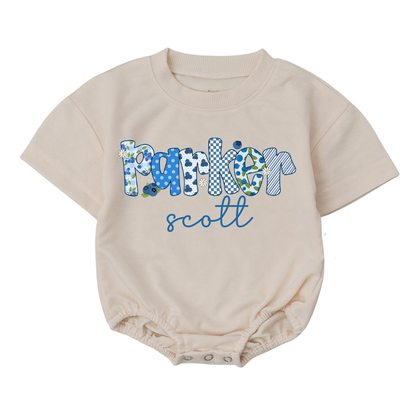 Personalized Blueberry Baby Bubble T Shirt Romper Onesie, Custom  Blueberry Name Baby Onesie BB0046
