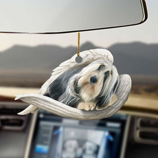 Bearded Collie sleeping angel Bearded Collie lovers dog moms ornament OO0401