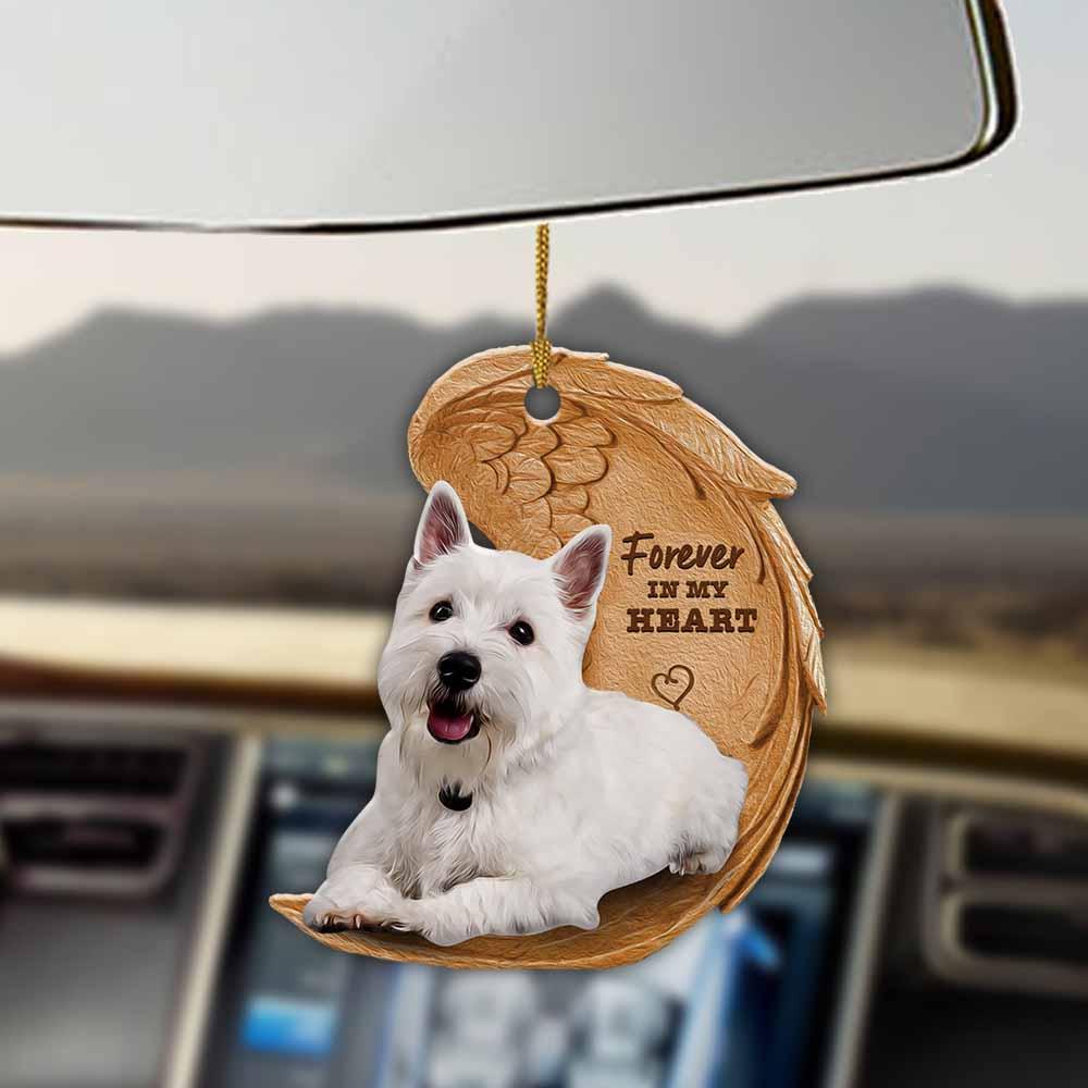 West Highland White Terrier Forever In My Heart Hanging Ornament Dog Ornament Lasfour OO0852