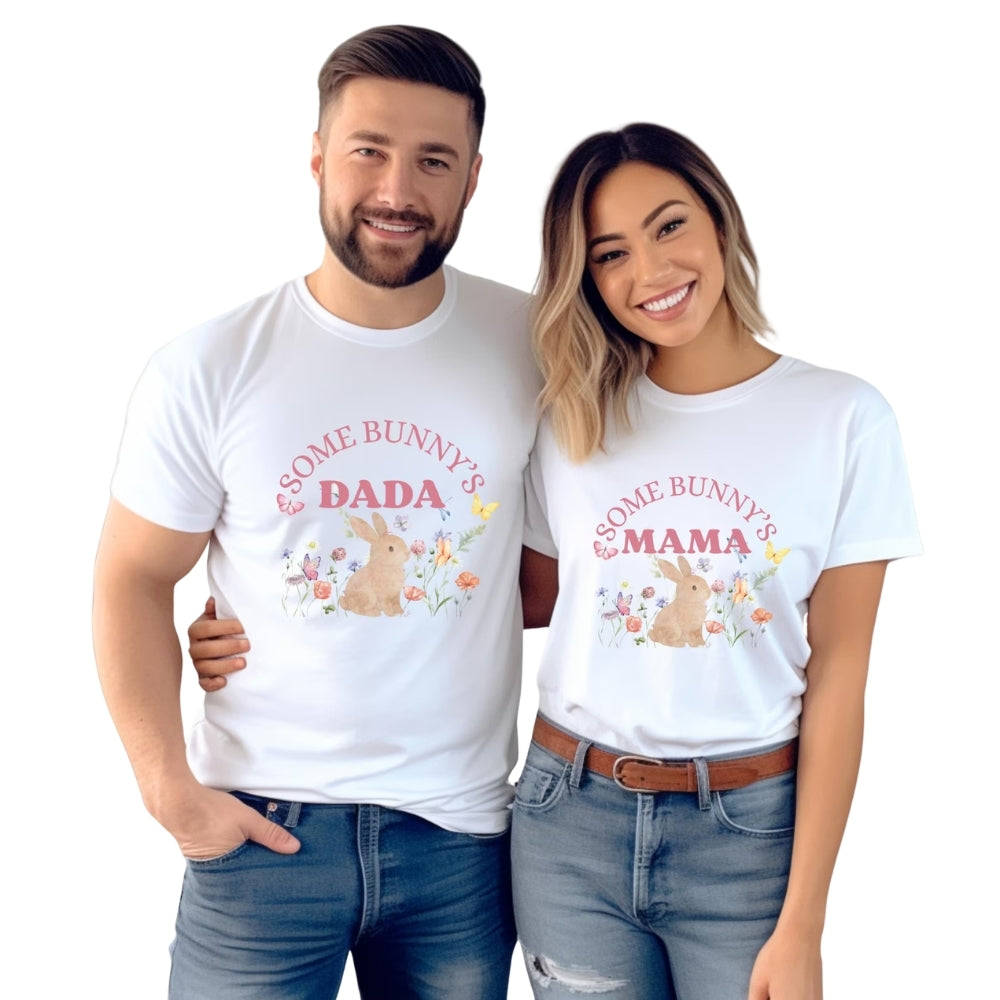 Some Bunny Personalized 1st Birthday Matching Family T Shirts, Custom Bunny First Birthday Shirts For Family ET0243