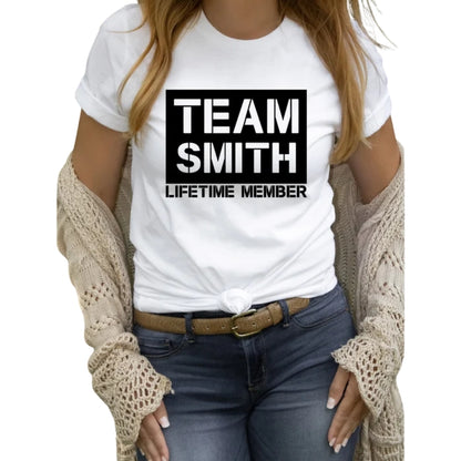 Custom Family Name Matching Tee Shirts, Custom Family Shirts ET0085