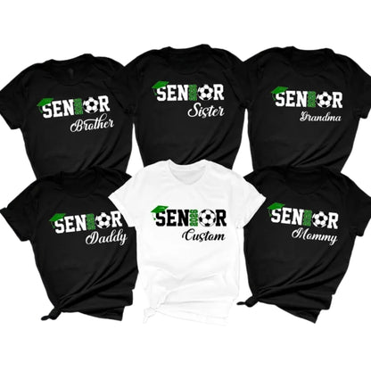 Custom Soccer Senior 2026 Matching Family T Shirts, Custom Family Graduation Shirts ET0086