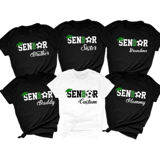 Custom Soccer Senior 2026 Matching Family T Shirts, Custom Family Graduation Shirts ET0086