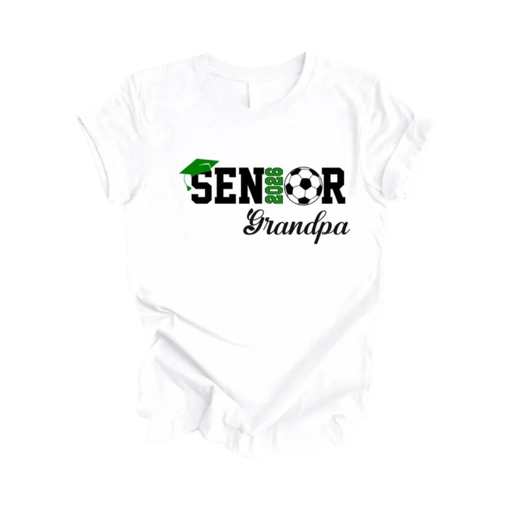 Custom Soccer Senior 2026 Matching Family T Shirts, Custom Family Graduation Shirts ET0086
