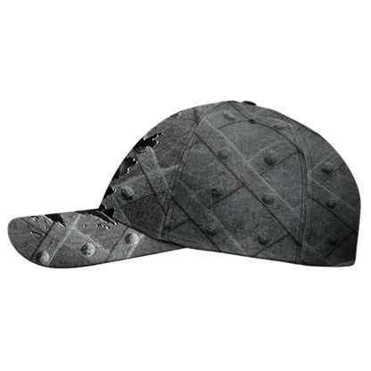 Custom Skull American Flag Baseball Cap 3D Printed, Custom Patriotic Skull Cap Hats CP0473