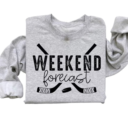 Weekend Forecast Hockey Sweatshirt, Hockey Sweatshirt 2D0842