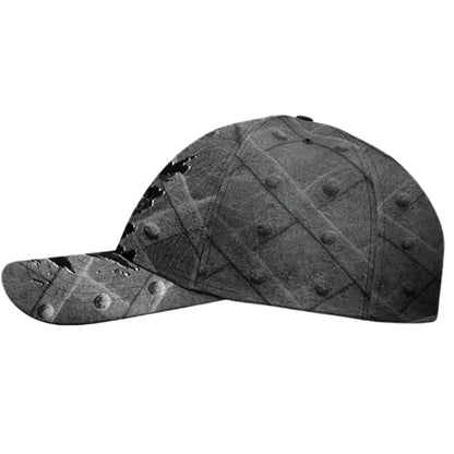 Viking Skull American Flag Baseball Cap,  Skull Lover 3D Printed Hats CP0474