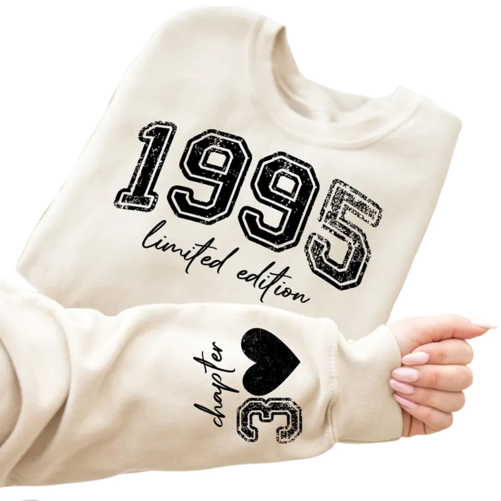 1995 Limited Edition Chapter 30 Sweatshirt, 30th Birthday Sweatshirt 2D0451