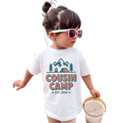 Custom Cousin Camp Matching T Shirts With Year, Custom Camping Matching Cousin Shirts ET0794