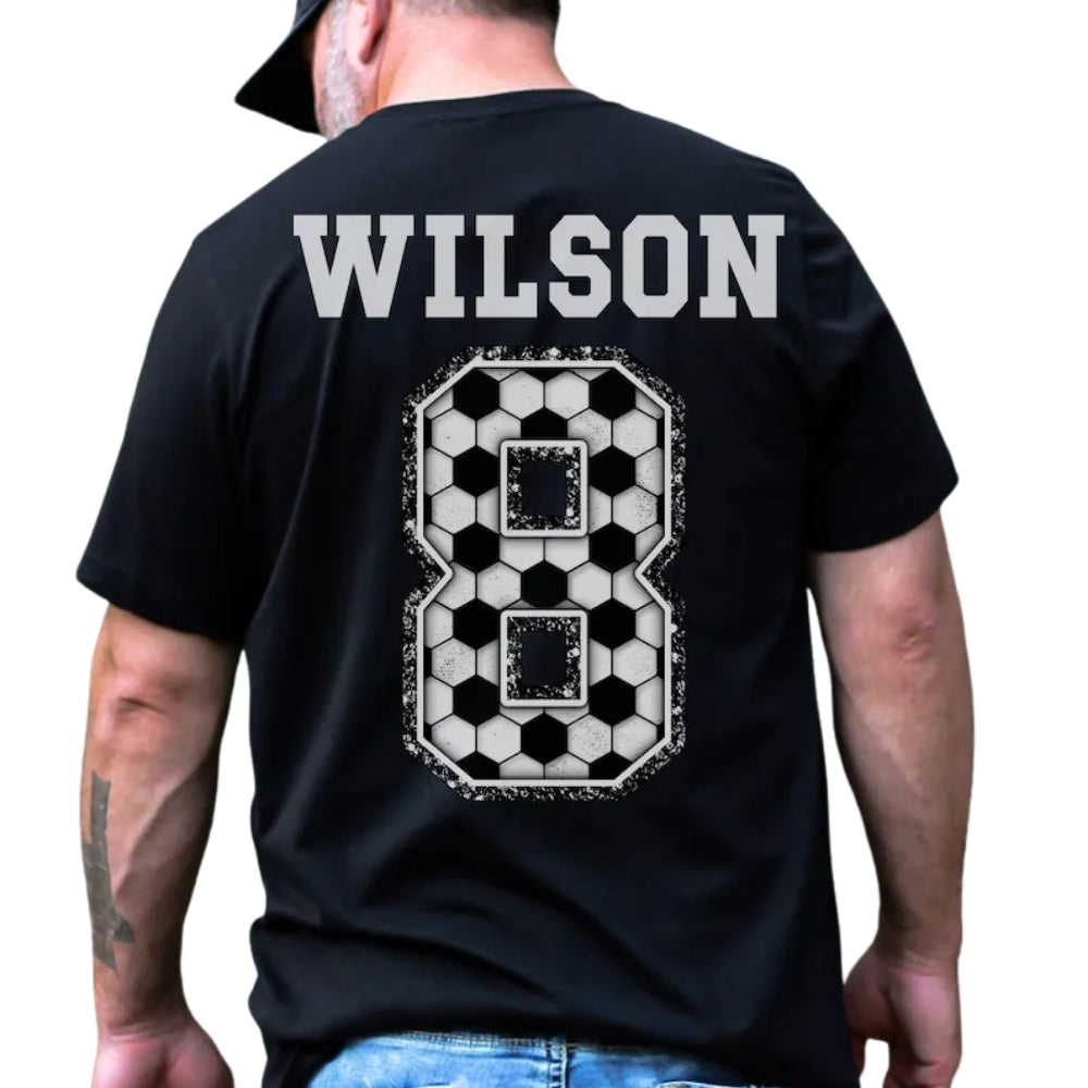 Custom Matching Senior Soccer Family T Shirts, Personalized Class Of Soccer Matching Family Shirts For Senior Night ET0498