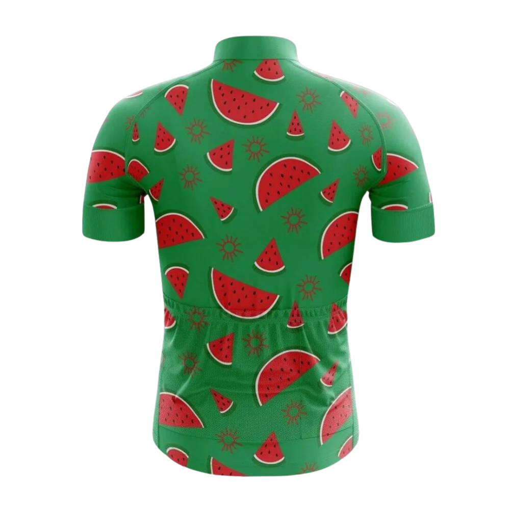 Watermelon Cycling Short Sleeve Jersey For Men, Watermelon Cycling Jersey CG0829