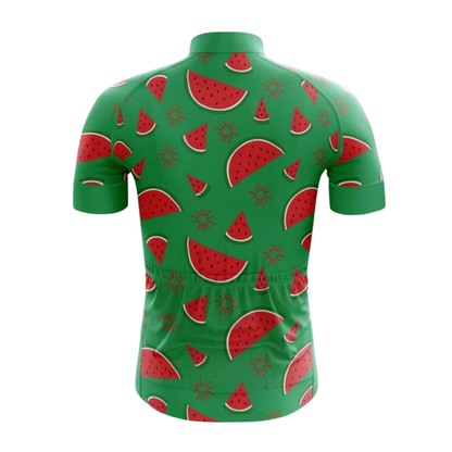 Watermelon Cycling Short Sleeve Jersey For Men, Watermelon Cycling Jersey CG0829