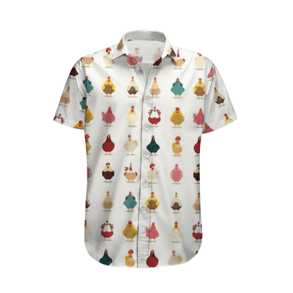 Chicken Hawaiian Shirt Men And Women, Chicken Lover Hawaiian Shirts HE0357
