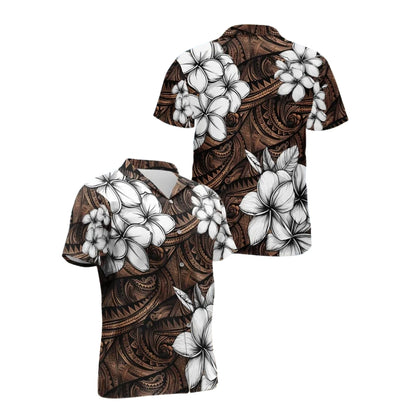 Tribal Floral Hawaiian Shirt Men Women, Tribal Hawaiian Shirts HE0153