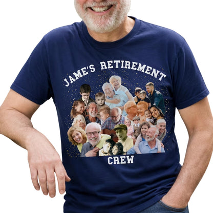 Custom Photo Retirement Crew Matching T Shirts, Personalized Retirement Matching Shirts ET0871