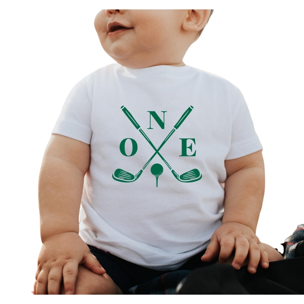 Matching Golf First Birthday Family T Shirts, Golf 1st Birthday Shirts For Family ET0531
