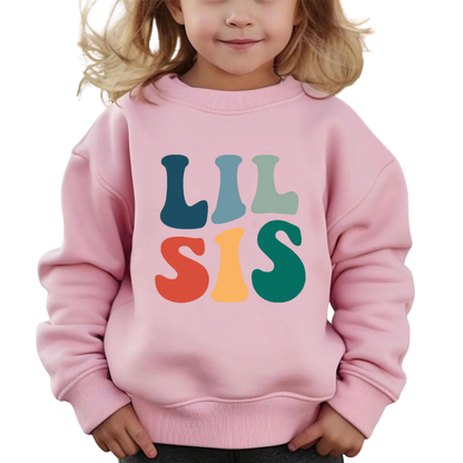 Big Bro Lil Sis Matching Sibling Sweatshirt, Family Sibling Sweatshirts ET1505