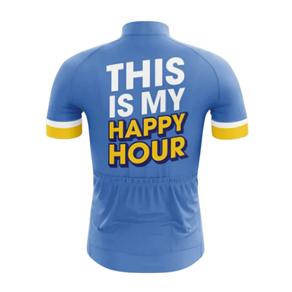 This Is My Happy Tour Cycling Short Sleeve Jersey For Men, Funny Cycling Jersey CG0875