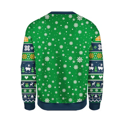 Baby Jesus Funny Christmas 3D Sweatshirt, Funny Xmas Sweater 2D1079